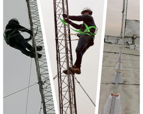 نصب سیستم صاعقه گیر خارجی ساختمان